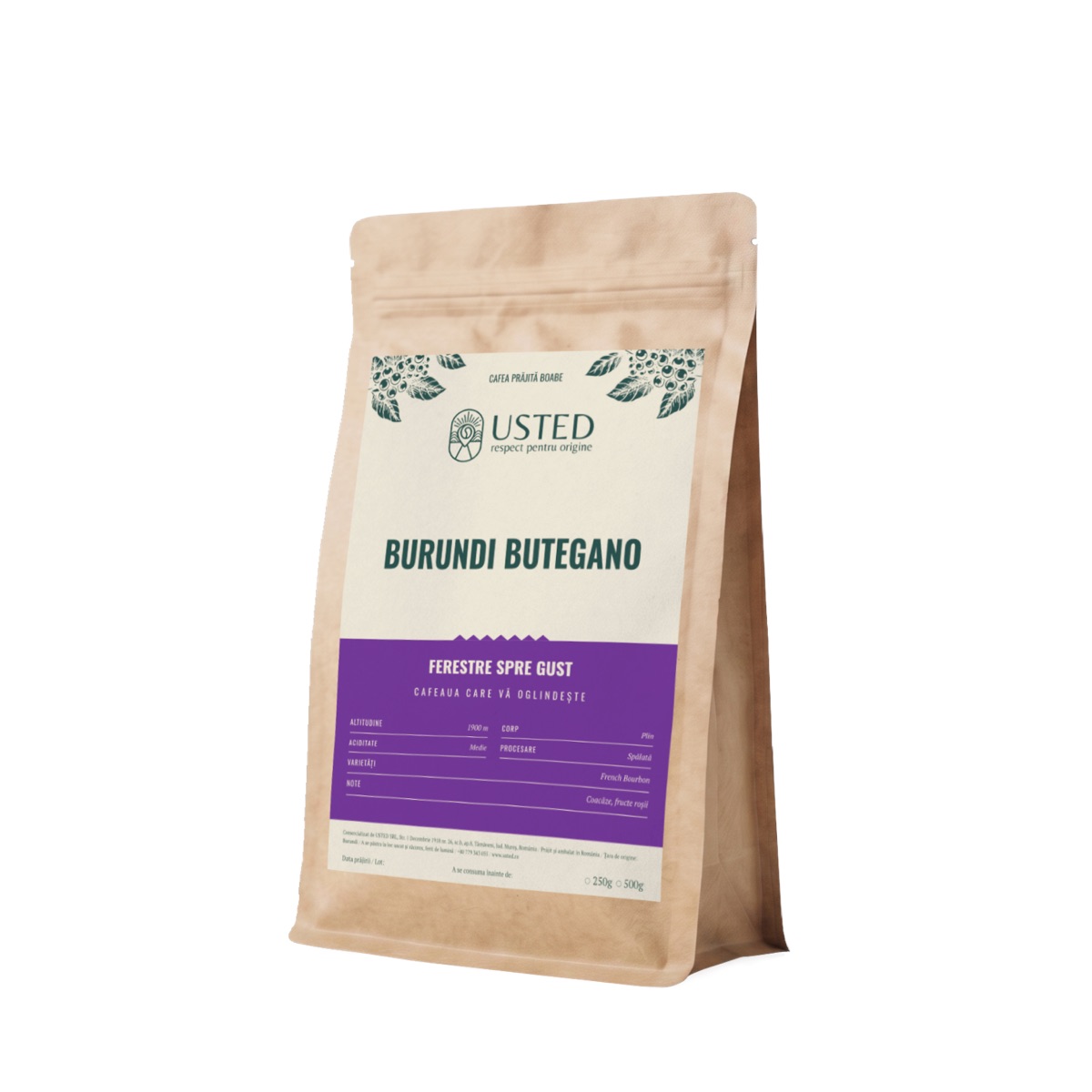 Burundi Butegano, laterală